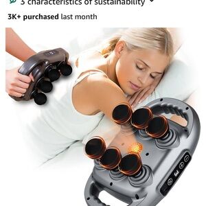 Gray Handheld Massager